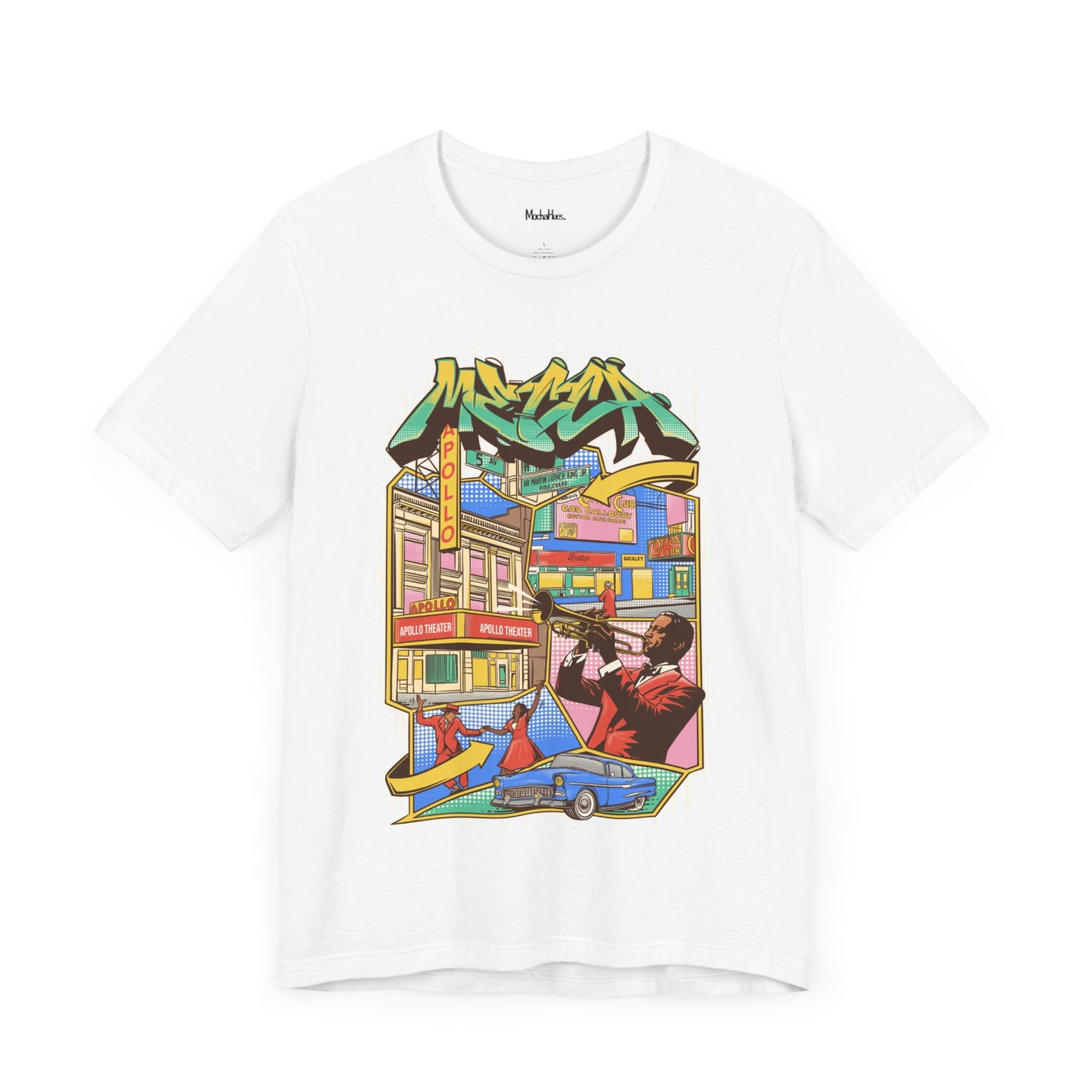 "MECCA: A Tribute to the Harlem Renaissance" Unisex Short Sleeve Tee