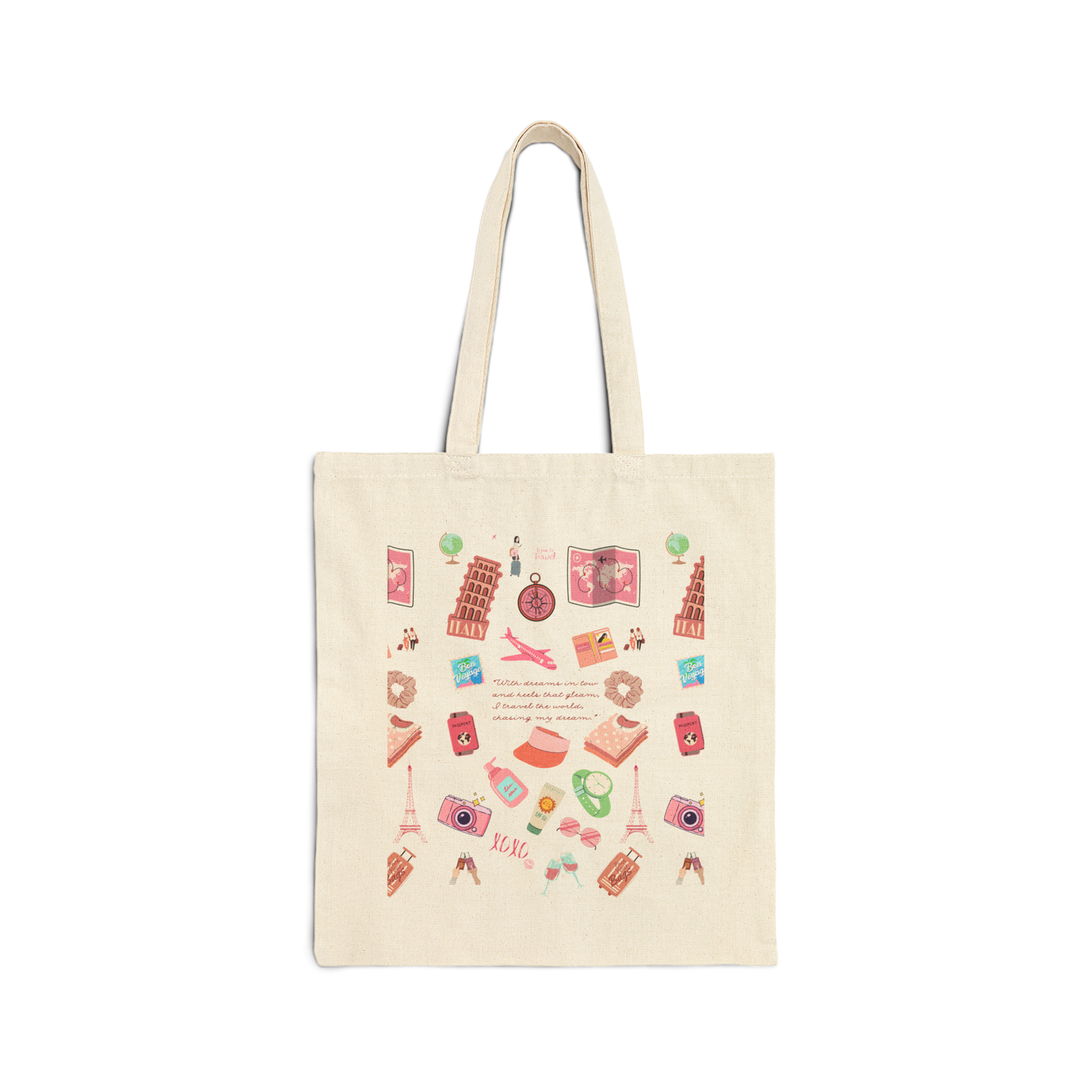 "Travel Nomad" Tote Bag